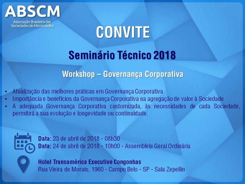 SEMTEC 2018: Capacitação em Governança Corporativa